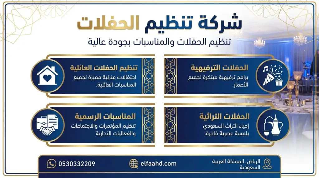 تنظيم حفلات